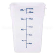 22SFSP148 Compatible Cambro Container Sq 22Qt -148 Poly/White