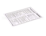 236059 Stoelting Cleaning Card; O231