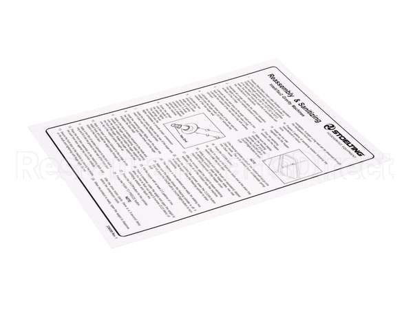 236059 Stoelting Cleaning Card; O231