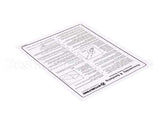 236059 Stoelting Cleaning Card; O231