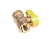 24326 Ultrafryer Valve, Ball Gas 1/2 With Handl