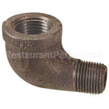 24376 Compatible Ultrafryer Elbow, 3/8"Male X 1/2"Fem Npt