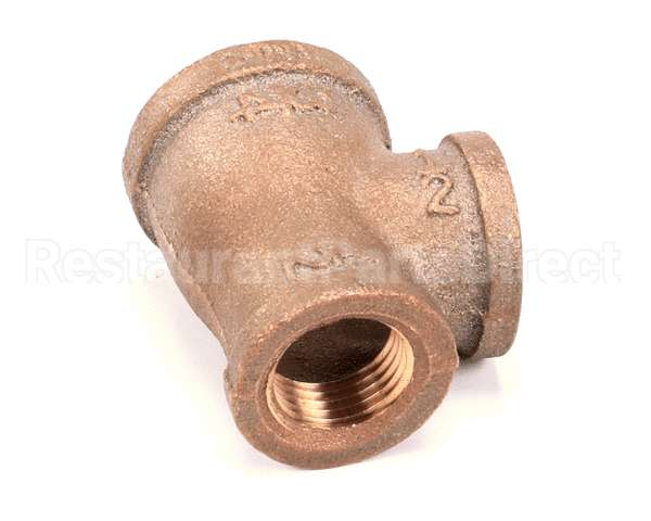 250102 Market Forge Tee Brass 3/4X1/2X1/2