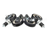 250500 Town Food Service Casters Set Of 4, 5 Dia. (2 W/ & 2 W/O B