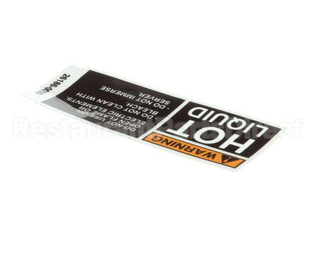 26186.0000 Bunn Decal, Warning Hot Liquid