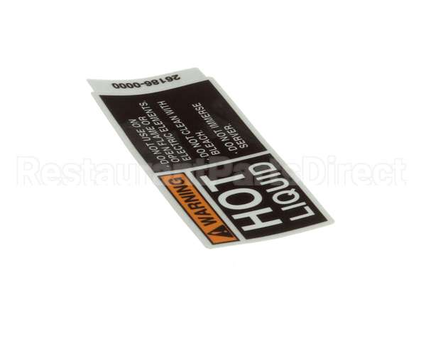 26186.0000 Bunn Decal, Warning Hot Liquid