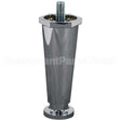 26528.0000 Compatible Bunn Leg, Adj, 4", 3/8Thd, Black