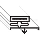 2717 Compatible Continental Gasket, Drawer - 11-1/4" X 22-3/4"