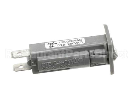 27181.0002 Bunn Circuit Breaker,Reset-4Amp(Gr