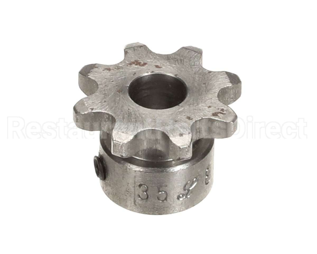 27744 Nieco Sprocket, 35B8, 3/8" Bore