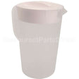 2780097-1 Compatible Franke Pitcher, W/Lid, 1Gal, Clear