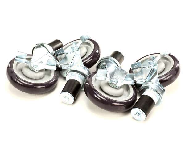 28-129S Krowne 1-5/8 Stem Caster With 5 Wheel (Set Of 4
