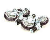 28-129S Krowne 1-5/8 Stem Caster With 5 Wheel (Set Of 4