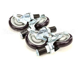 28-129S Krowne 1-5/8 Stem Caster With 5 Wheel (Set Of 4