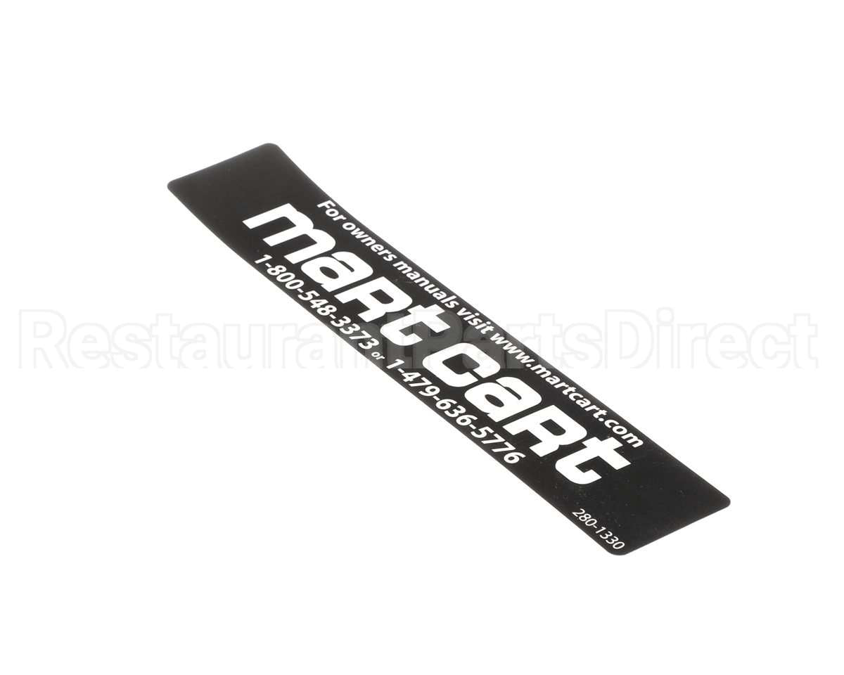 280-1330 Mart Cart Decal: Logo, Mart Cart