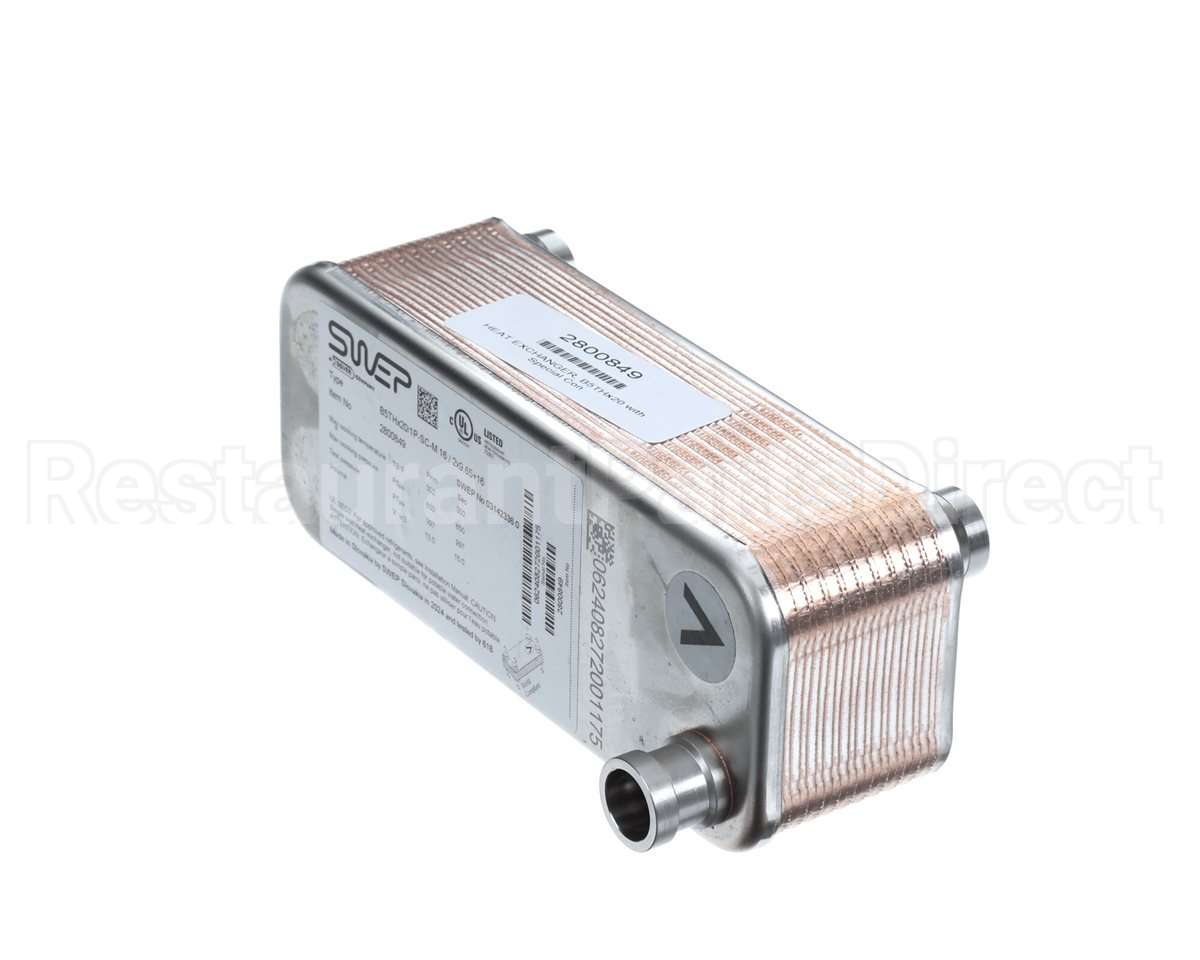 2800849 Traulsen Heat Exchanger, B5Thx20 With Special Con