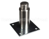 28010 Structural Concepts Leg Round W/Plate 4.00 Inss