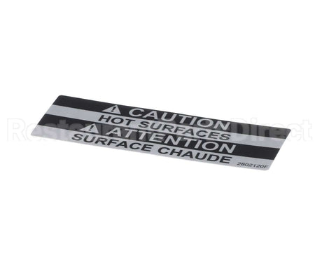 2802120 Lincoln Label Caution Hot