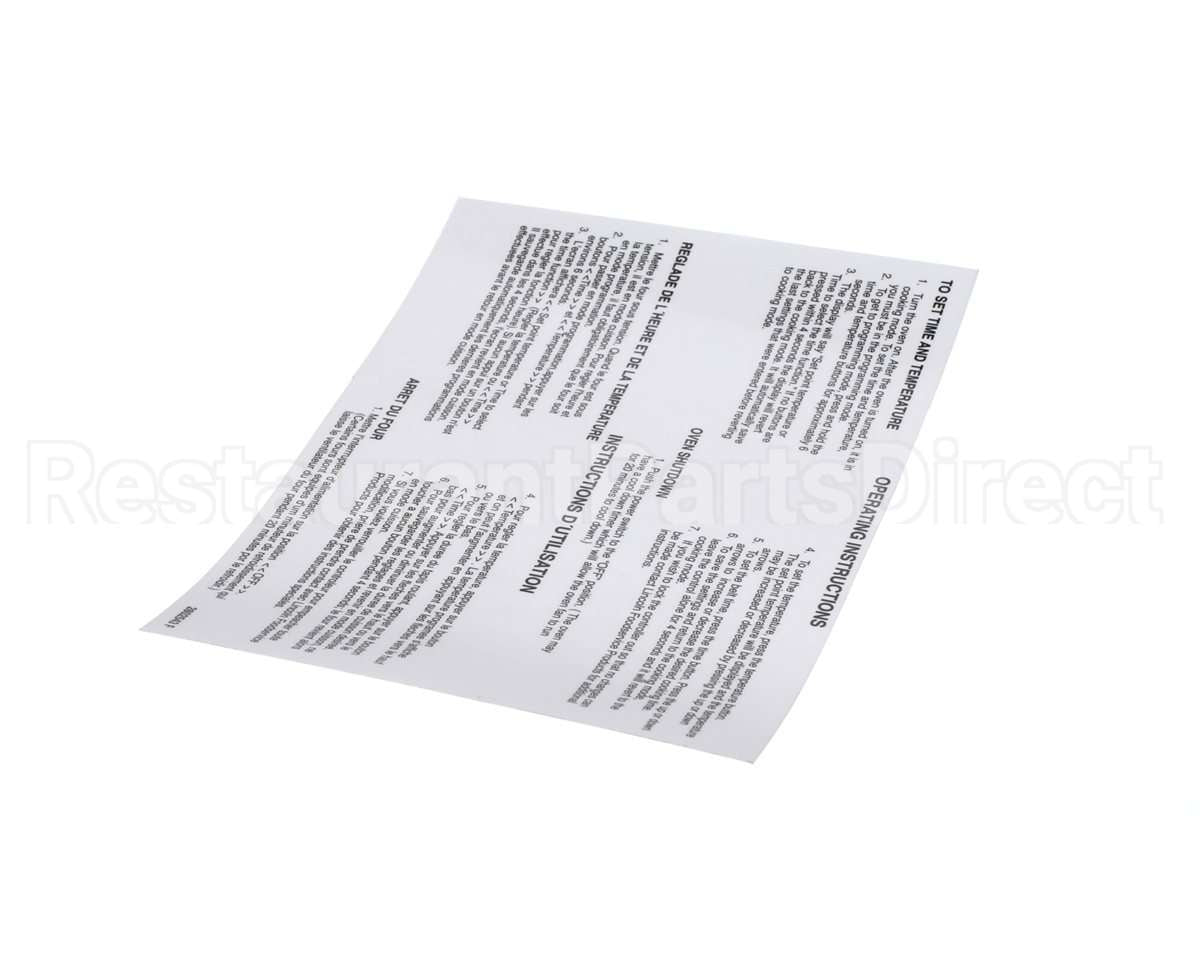 2802543 Lincoln Label Oper 2''Gas