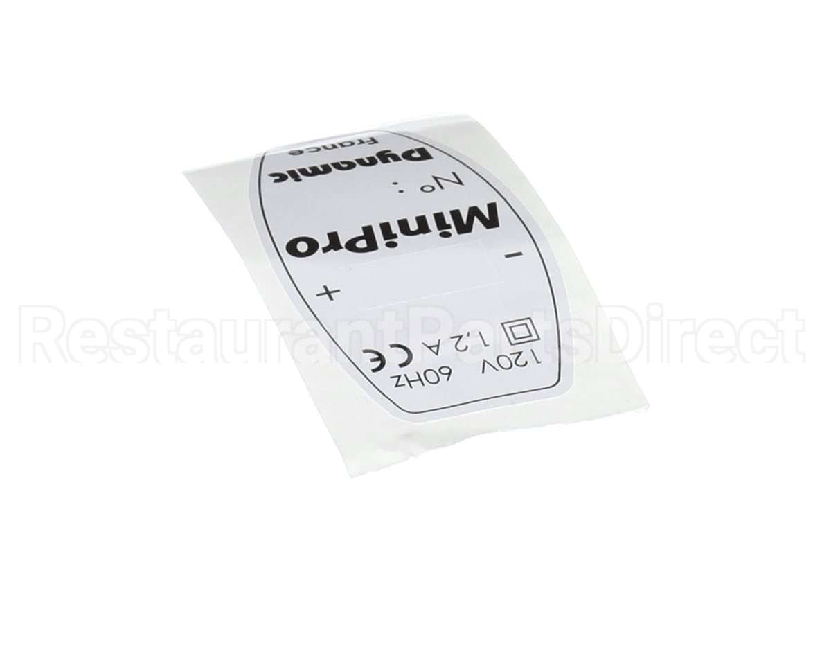 2853 Dynamic Mixer Id Label (230V)