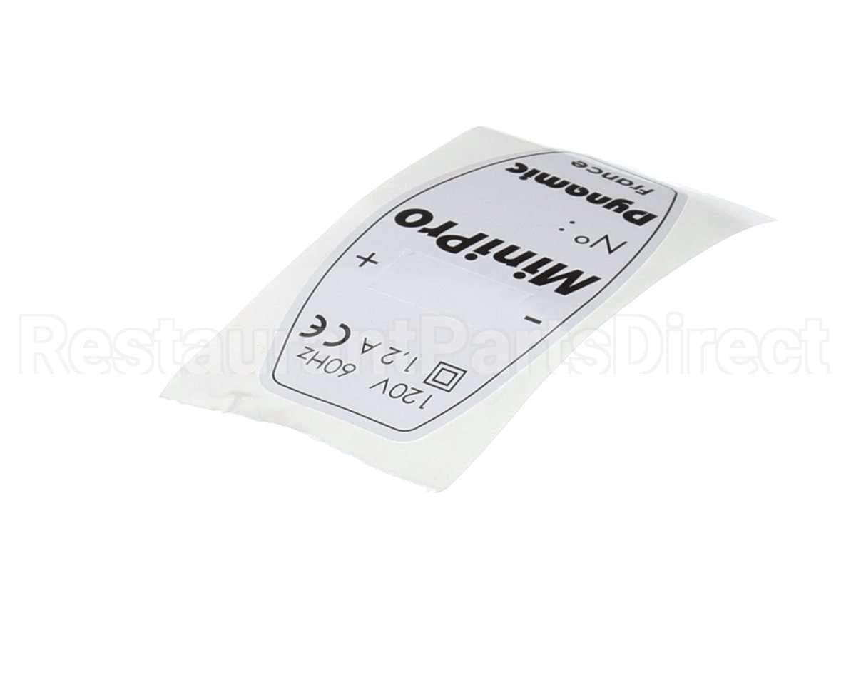 2853 Dynamic Mixer Id Label (230V)