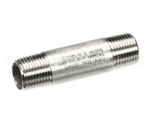 292-3010 American Dish Service Nipple, 1/2 X 3 Ss
