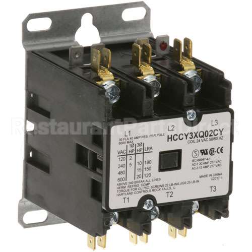 295109 Compatible Stoelting Contactor 3P 30/40A 24V