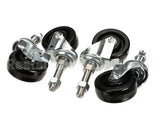 2954.SET4.S Hardt Caster Swivel 4 Adj C/Set Blaze/35
