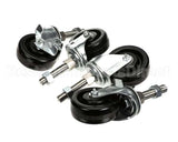 2954.SET4.S Hardt Caster Swivel 4 Adj C/Set Blaze/35