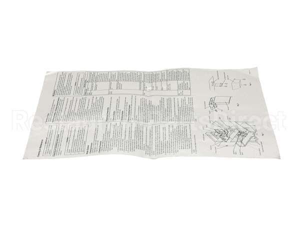 2A4562-01 Hoshizaki Maintenance Label