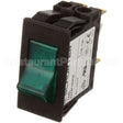 2E-1300220 Compatible Apw Switch, Rocker Dpst Green 16 A