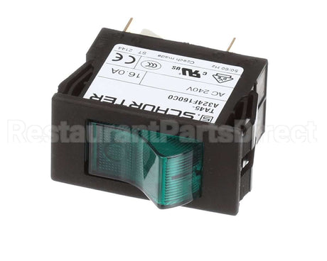 2E-1300220 Bakers Pride Switch;Rocker Dpst Green 16 Am
