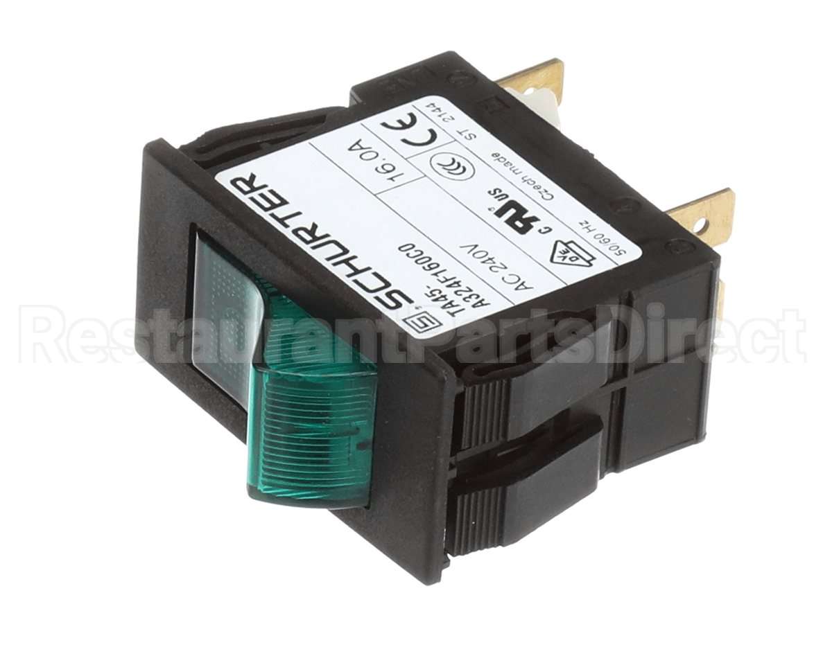 2E-1300220 Bakers Pride Switch;Rocker Dpst Green 16 Am