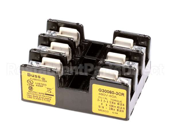 2E-30901-15 Lang Fuse Block 3 Pole 60 Amp