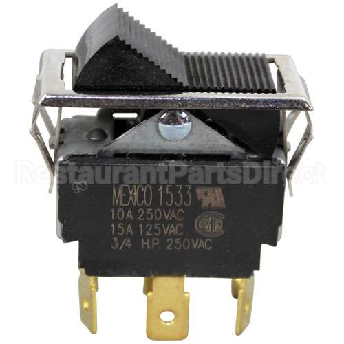 2E-45651 Compatible Star Switch, On/Off Black Rocker