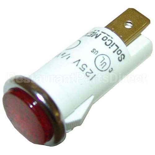 2J-Y6689 Compatible Star Signal Light 1/2" Red 125V