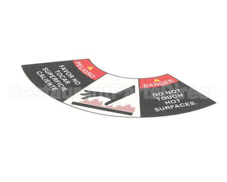 2M-12-WB-0053 Star Label Caution Hot