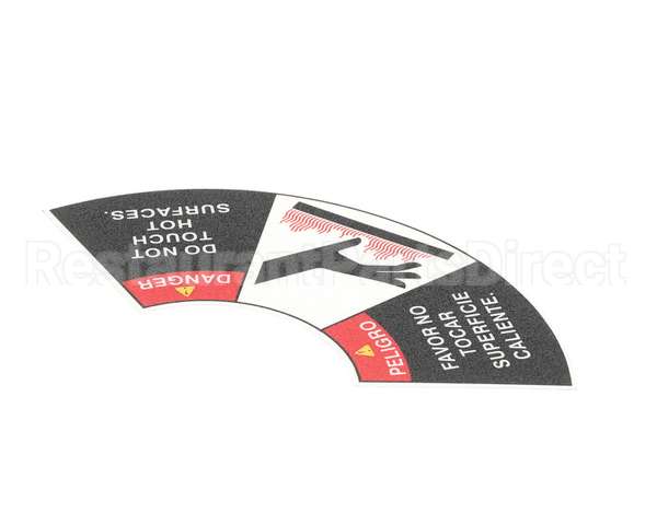 2M-12-WB-0053 Star Label Caution Hot