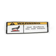 2M-43813103 Compatible Apw Label, Warning Hot Surface (En