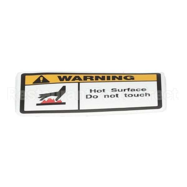 2M-43813103 Compatible Apw Label, Warning Hot Surface (En