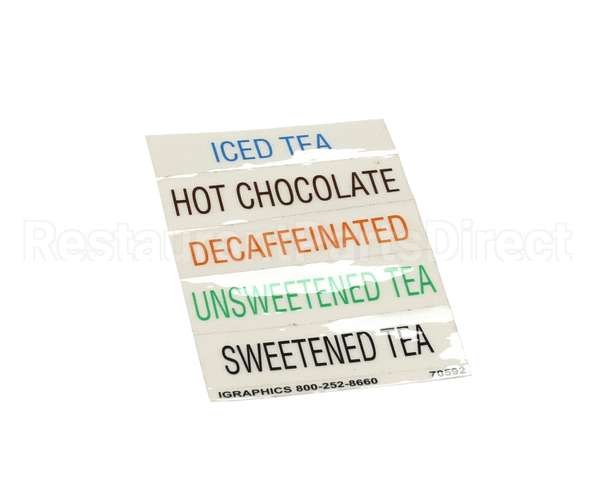 2M-70592 Bloomfield Label Designation (Set)