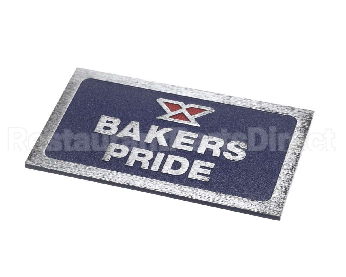 2M-8808902 Bakers Pride Nameplate-Bakers Pride De Ck Ovens