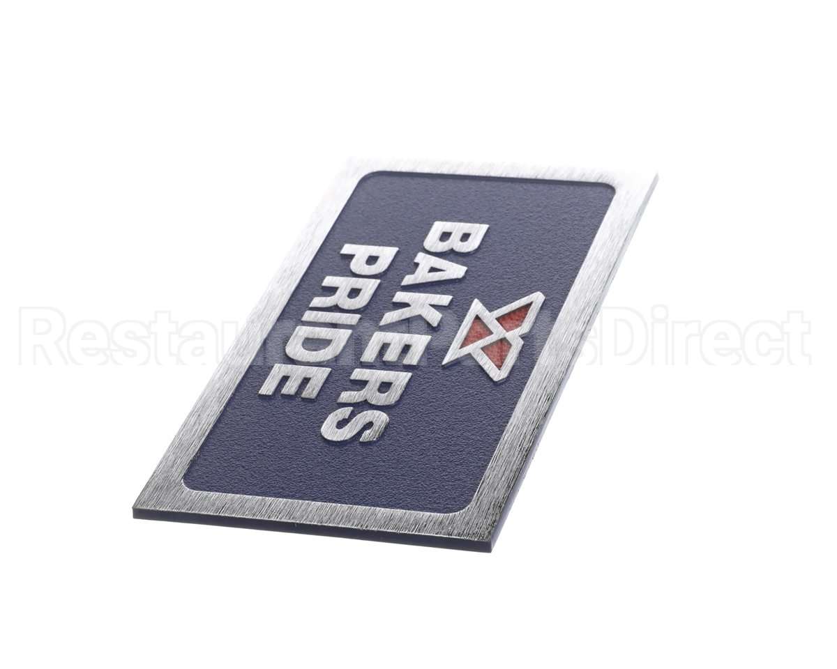 2M-8808902 Bakers Pride Nameplate-Bakers Pride De Ck Ovens