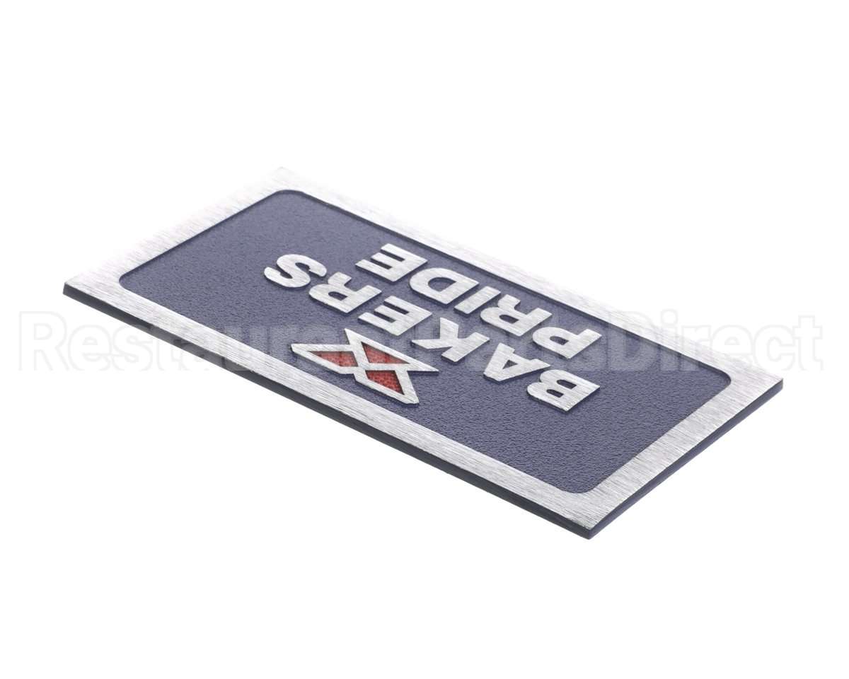 2M-8808902 Bakers Pride Nameplate-Bakers Pride De Ck Ovens