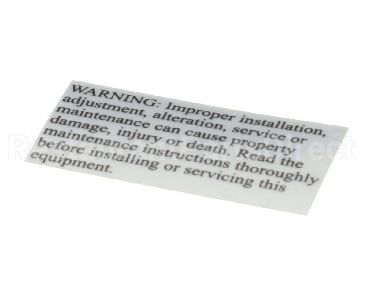 2M-Z1280 Star Label-Warning
