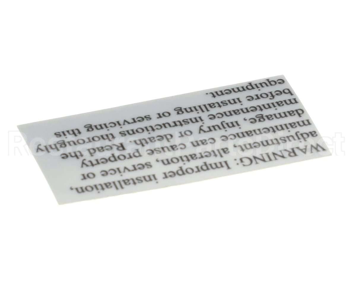 2M-Z1280 Star Label-Warning