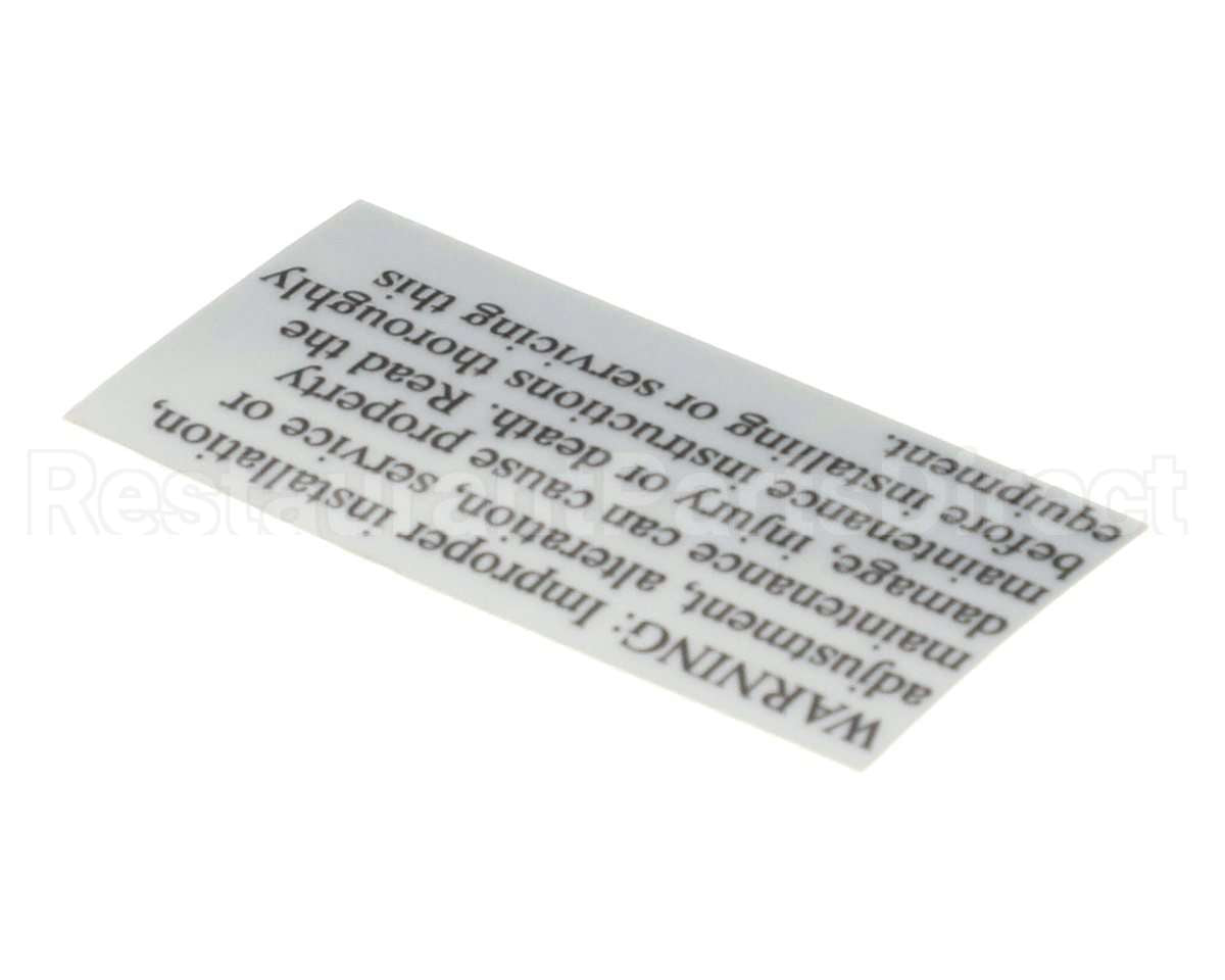 2M-Z1280 Star Label-Warning