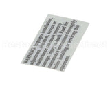 2M-Z1280 Star Label-Warning