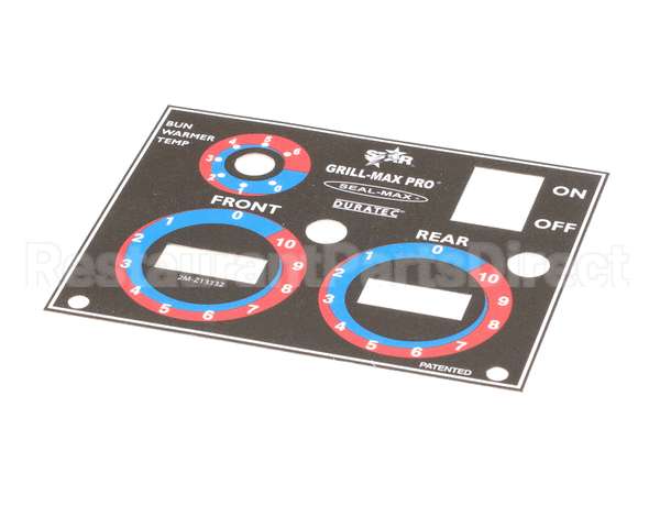 2M-Z13332 Star Control Panel Lbl 30Schdm