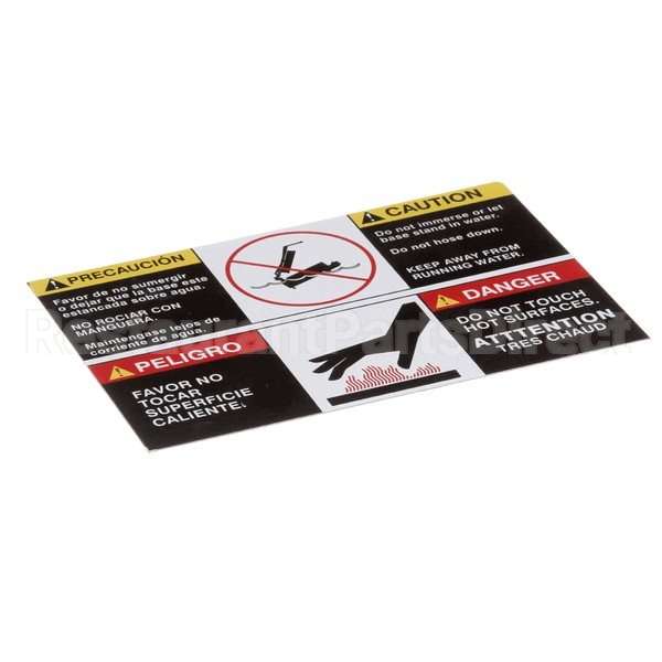 2M-Z2620 Compatible Star Label Cautionbi-Lingual